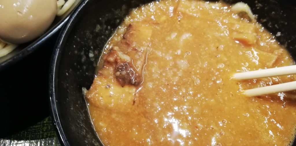 おろし生姜の味噌豚つけ麺の具材